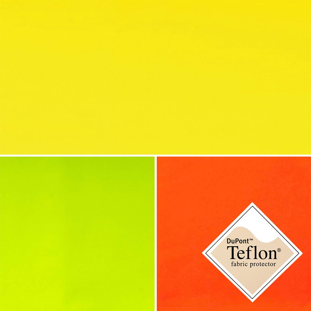Peach fluorescerende kleuren (EN20471) - Outdoor Stof met Teflon® Impregnatie