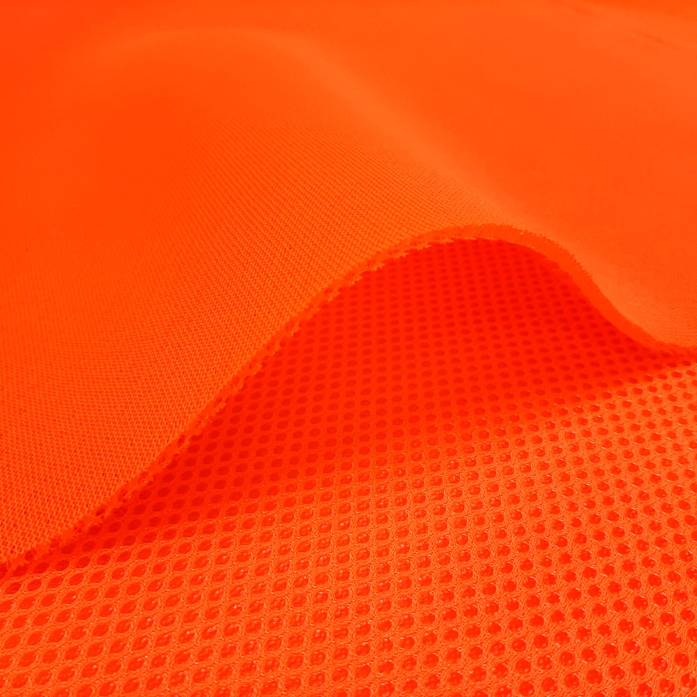 Air Mesh - OEKO-TEX® 3D Netwerk - Neon oranje (EN 20471)