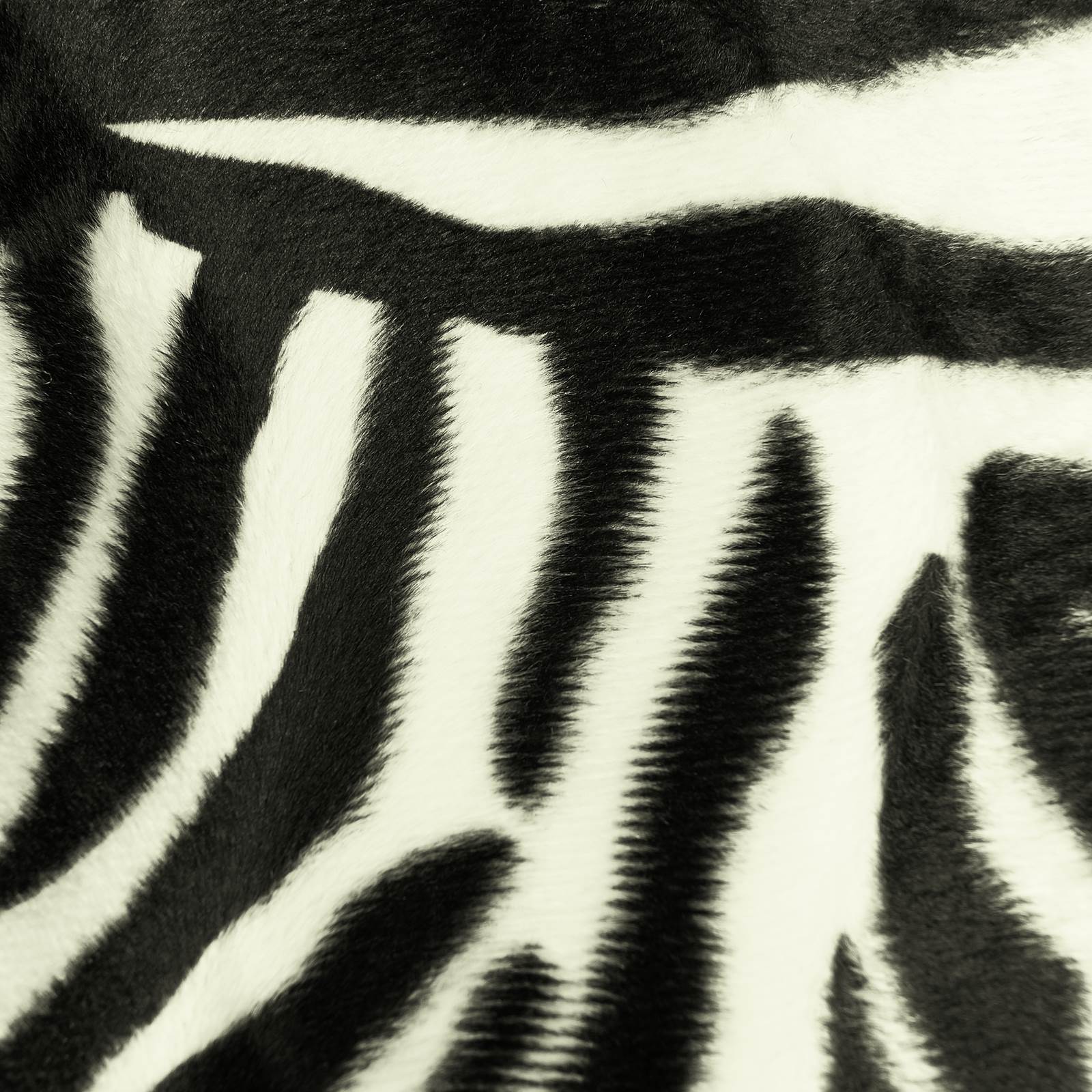 Zebra Kunstvacht (10 cm Stappen)