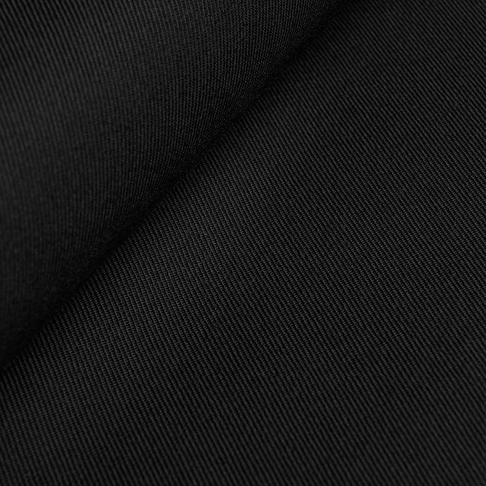 Franziska - Wollen Stof / Uniformdoek (zwart)