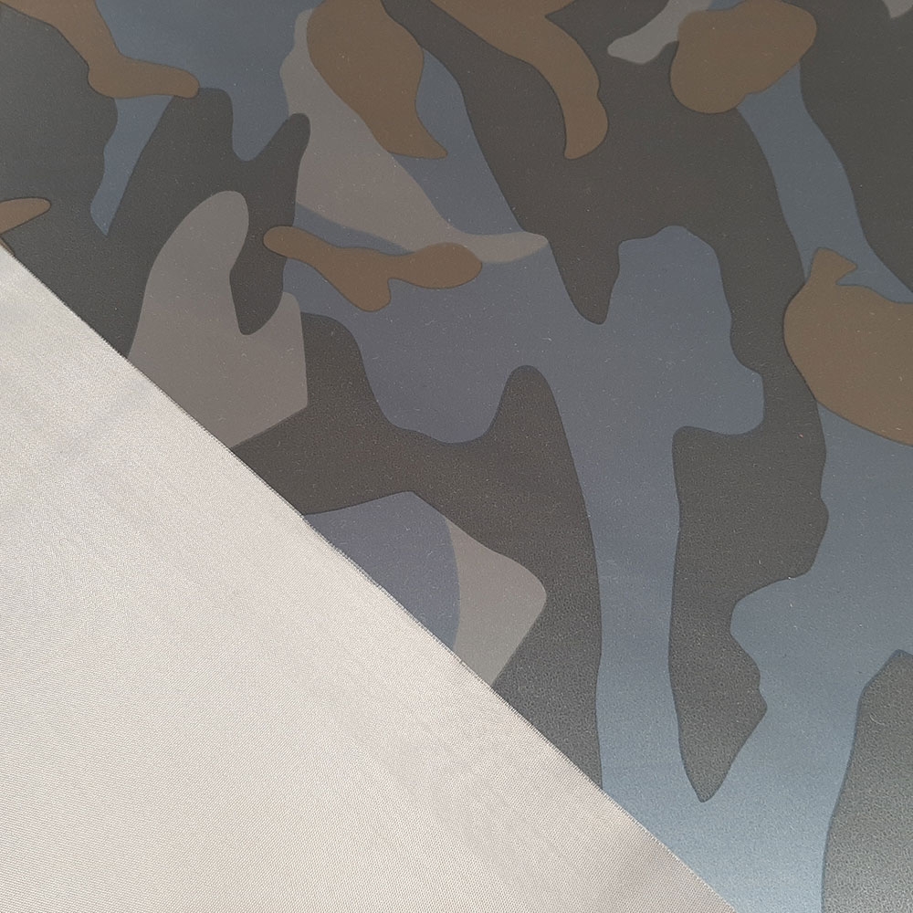 Selene - Reflecterende stof - Camouflage - per 10cm