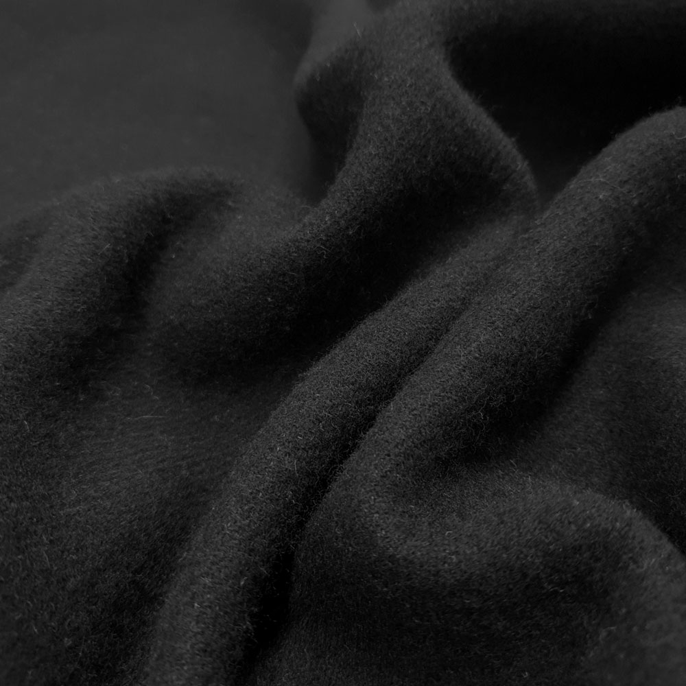 Manal - Velourswol stof - grijs-zwart