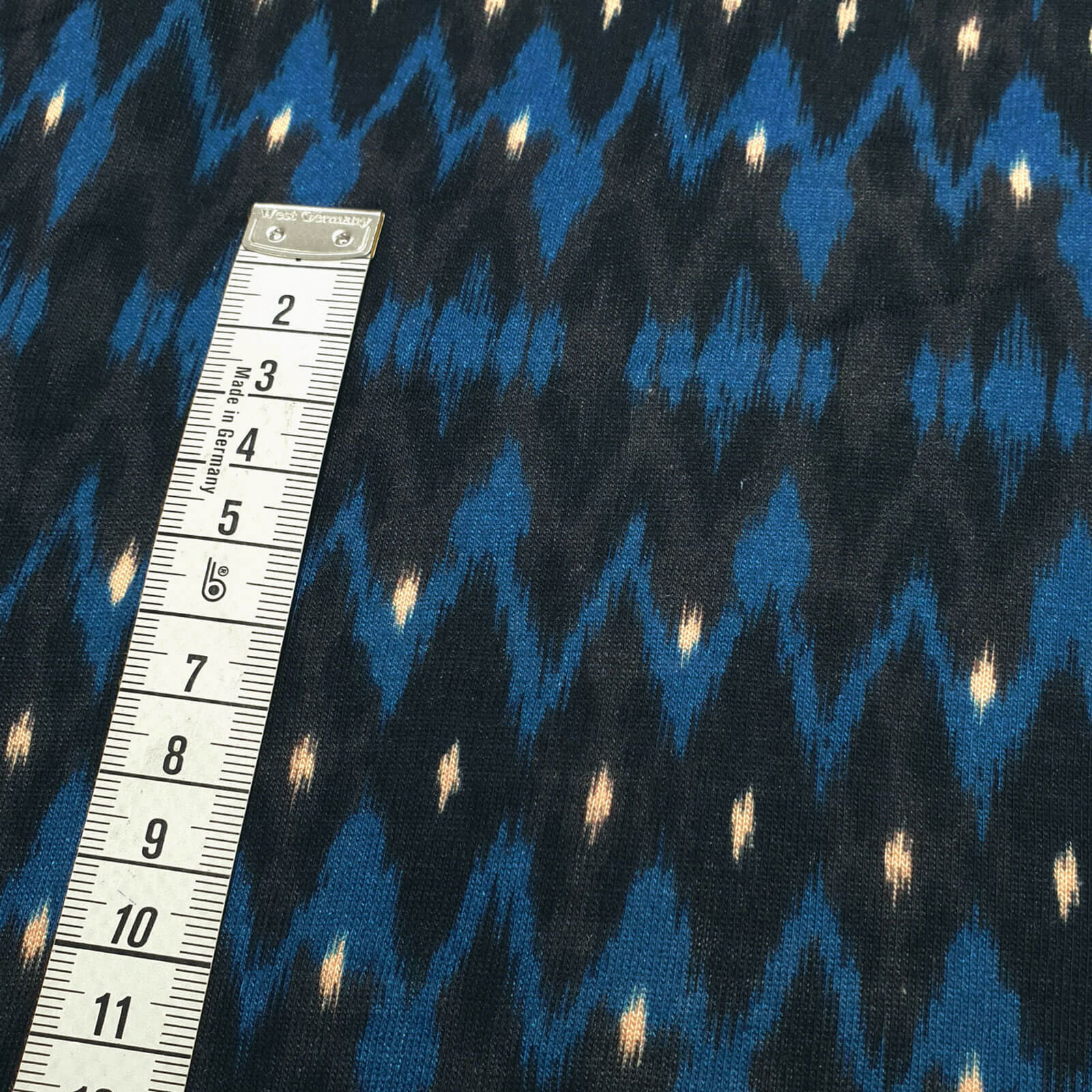 Diallo - Katoenen tricot met dessin - Blauw-Zwart-Rosé