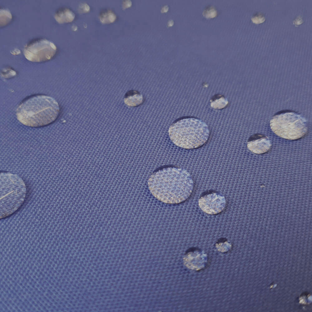 Alani - waterafstotend fijn canvas met UPF 50+ - royalblauw