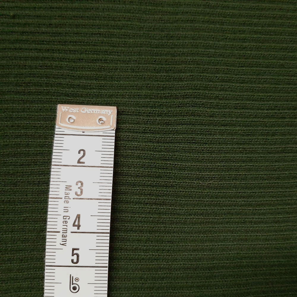Livo - gebreide tailleband - donkergroen - Per 10 cm
