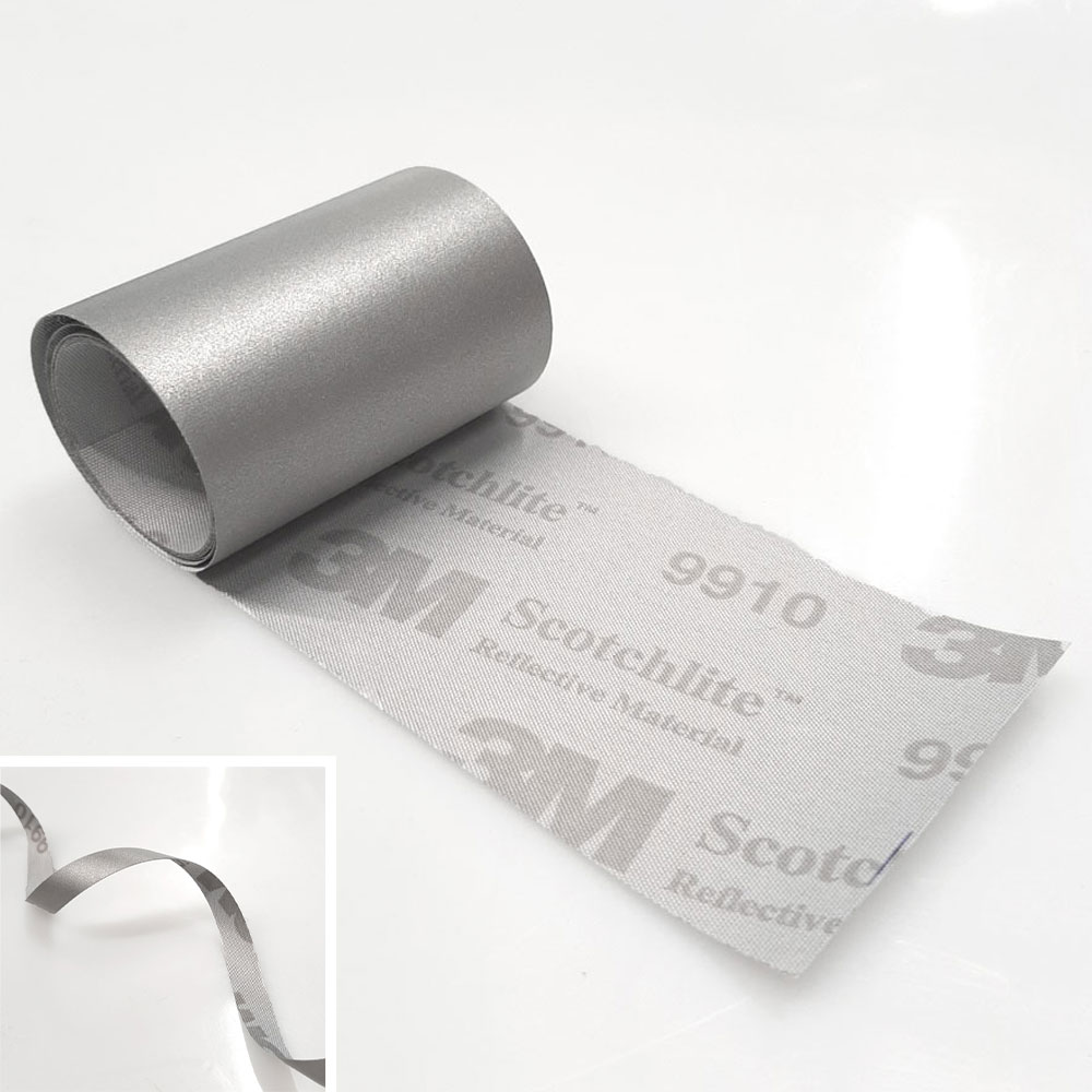 Reflecterende tape - 3M™ Scotchlite™ reflecterende stof 9910 - 10mm & 70mm