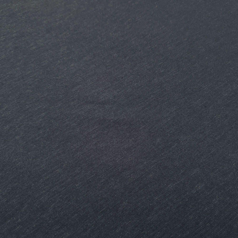 Florean - Merino Double Face Jersey - Oversized 167cm - Grijs gemêleerd / Donkerblauw