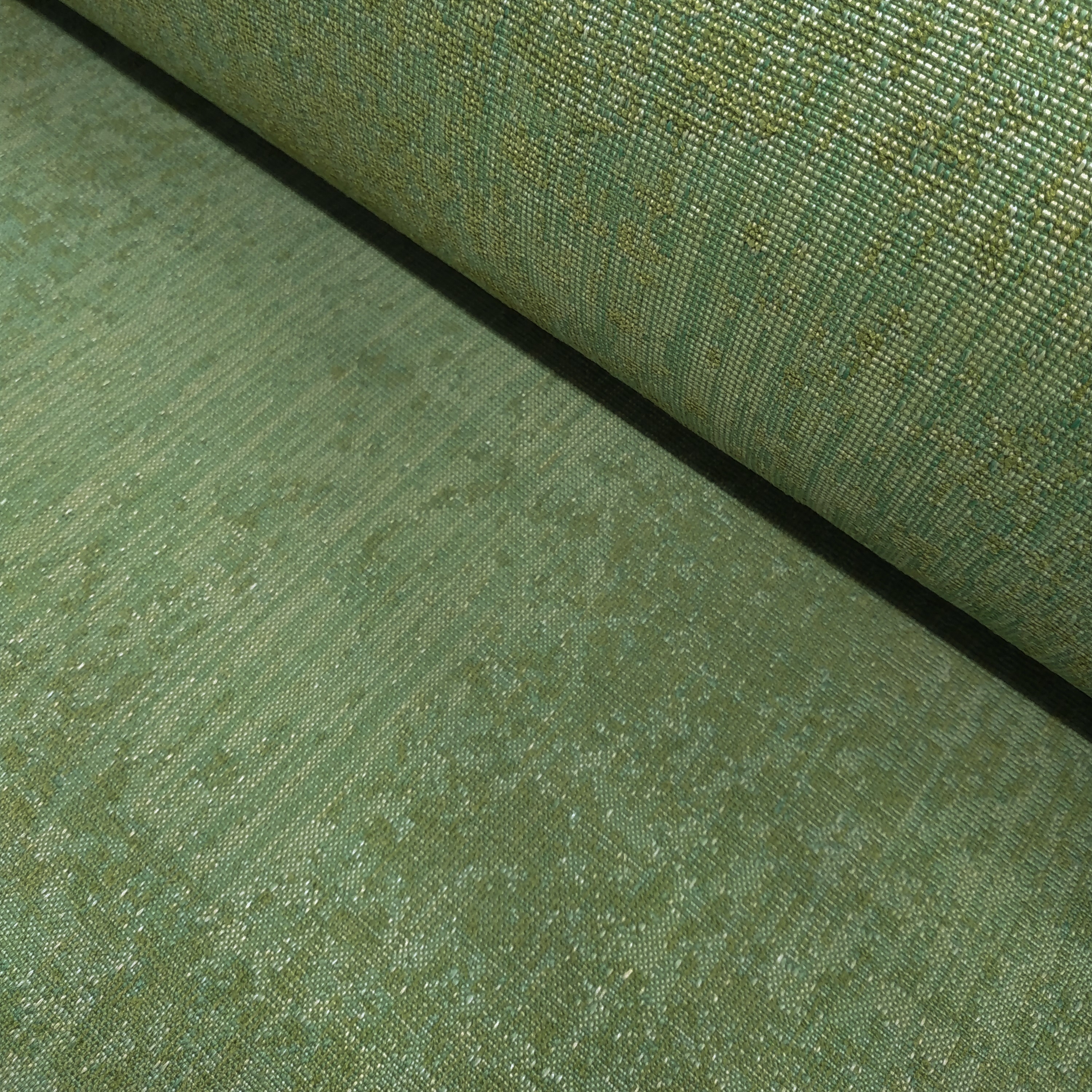 Bekledingsstof Wella - groen/turquoise gemêleerd
