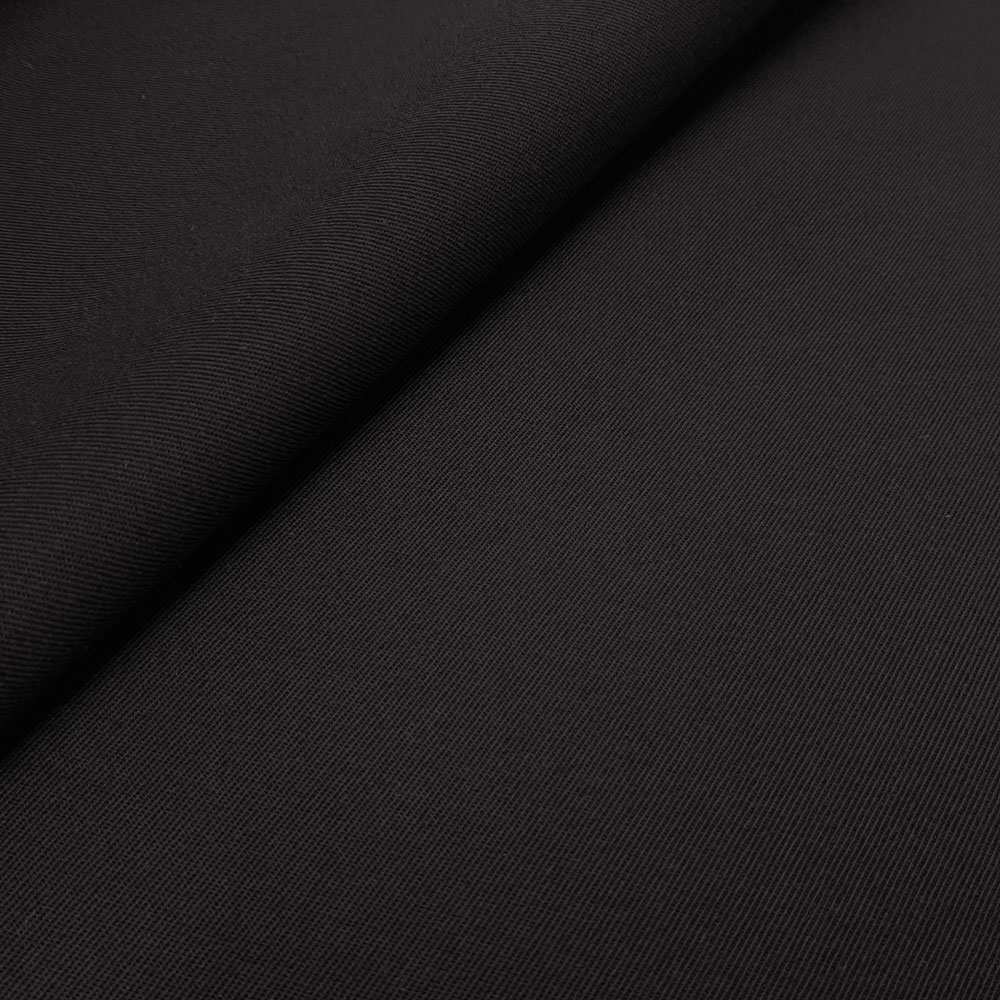 Franceska - Wollen doek - 100% wol - Zwart