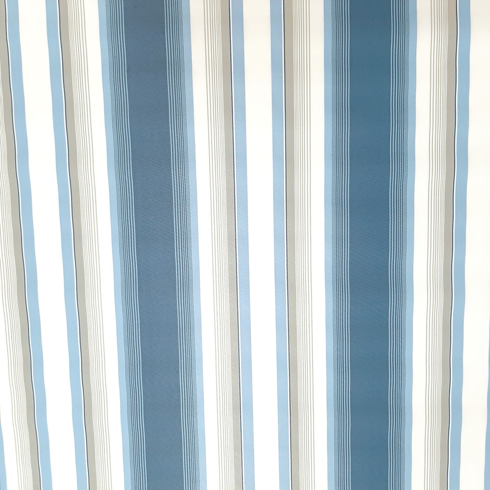 Camping - Stripe kleurige stof - UPF 50 - Lichtblauw